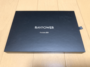RAVPOWER Portable SSDのパッケージ